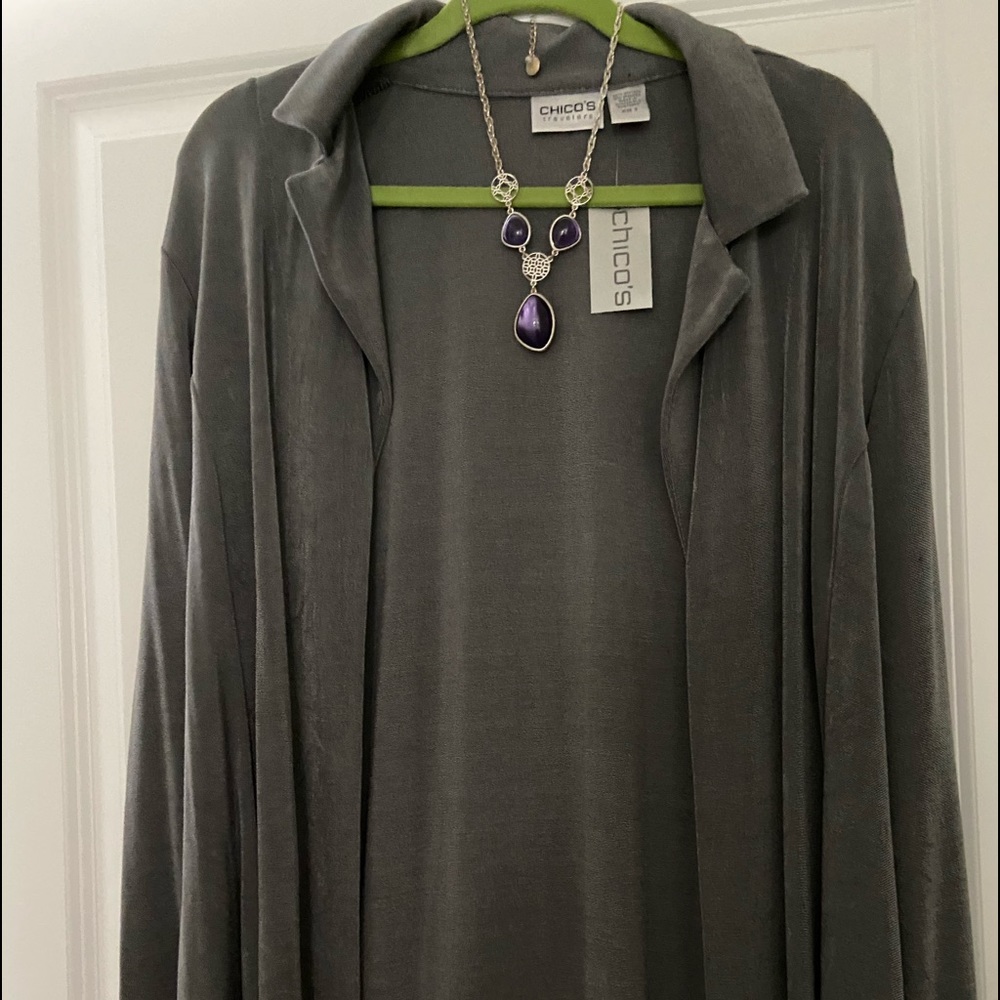 New w/tag Travelers knit, Long sleeve, light weight jacket.